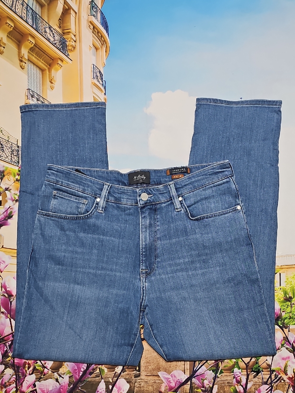 34 Heritage Men's Blue Jeans Charisma 36x32